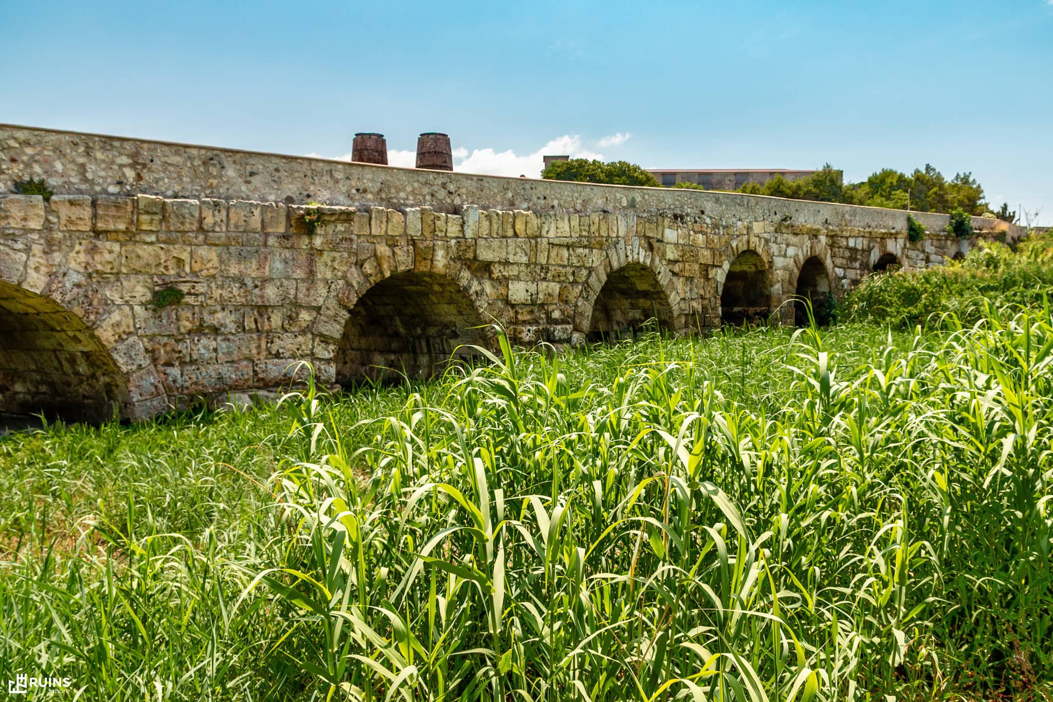 Римский мост в Порто-Торрес. Сардиния, Италия. I в. н.э.
